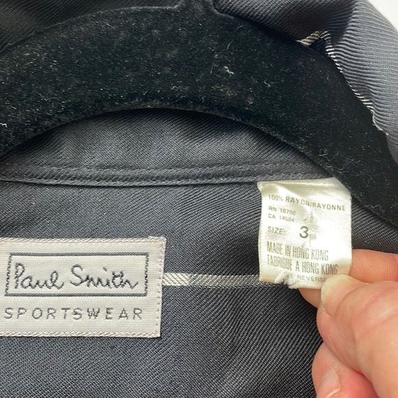 Paul Smith Made in Hong Kong Vintage Blk shirt. - Picture 4 of 6